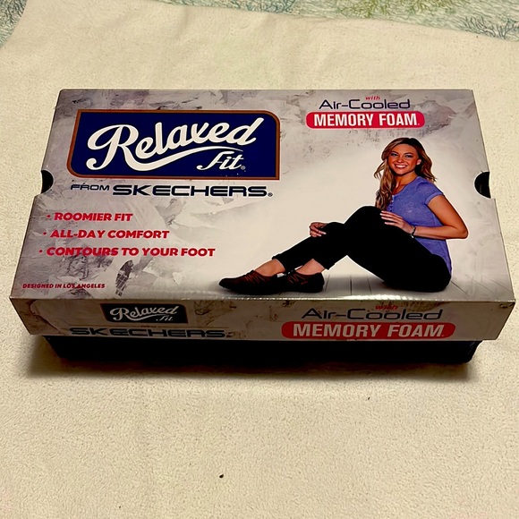 Skechers Reggae Fest Web of Ties Black Relaxed Fit size 7.5 NIB - Picture 5 of 10